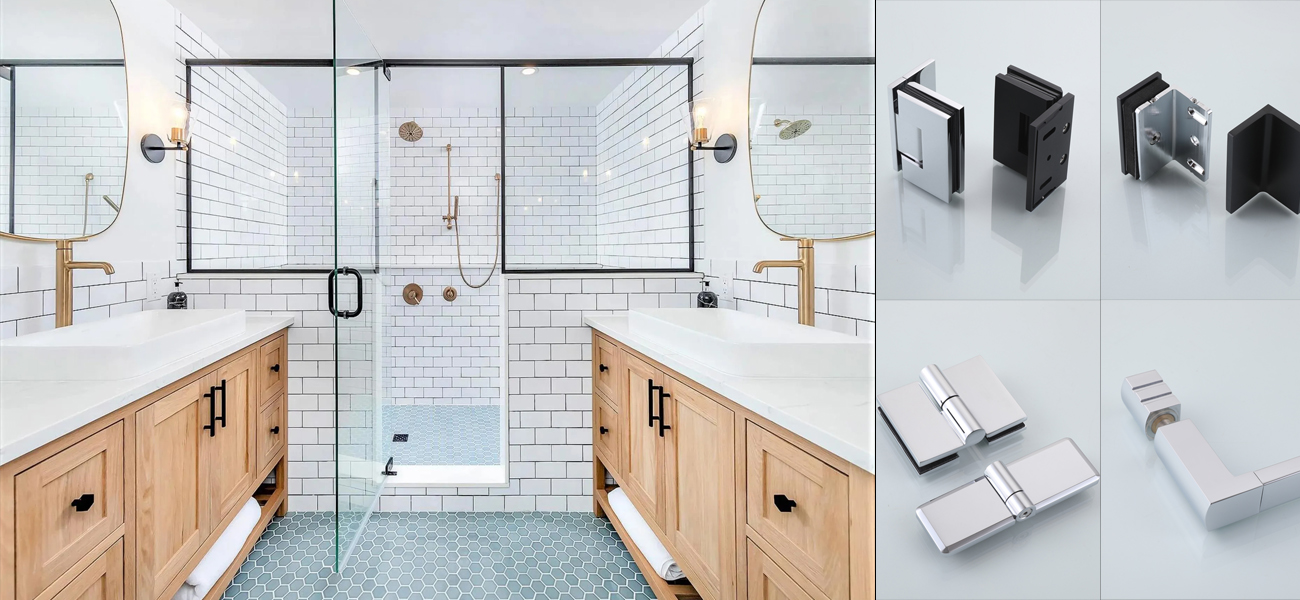 Premium Custom Shower Glass Fittings & Accessories