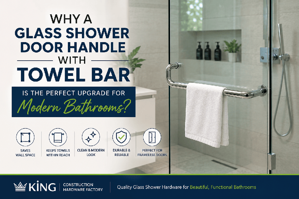 Why a Glass Shower Door Handle with Towel Bar Is the Perfect Upgrade for Modern Bathrooms